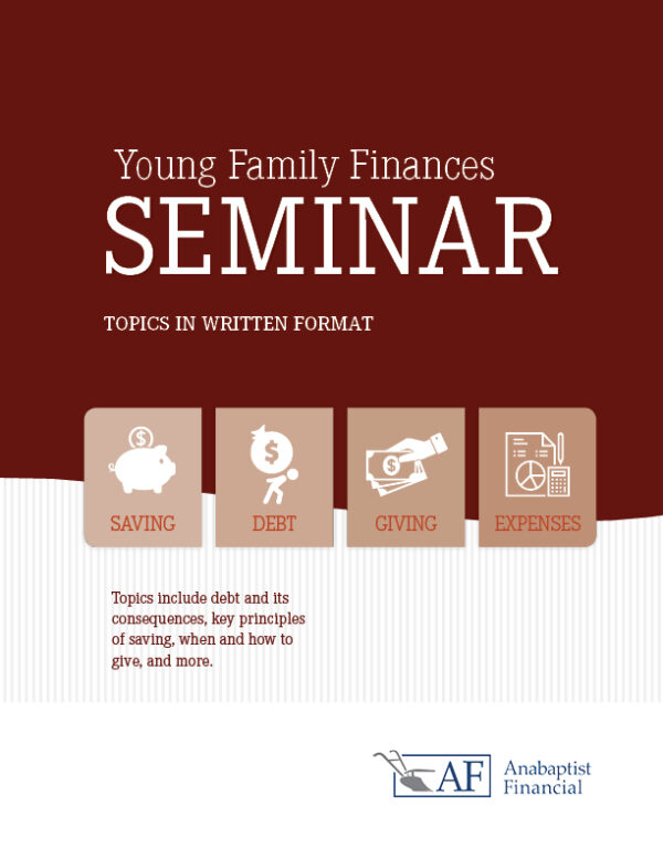 Young Family Finances Seminar Topics In Written Format